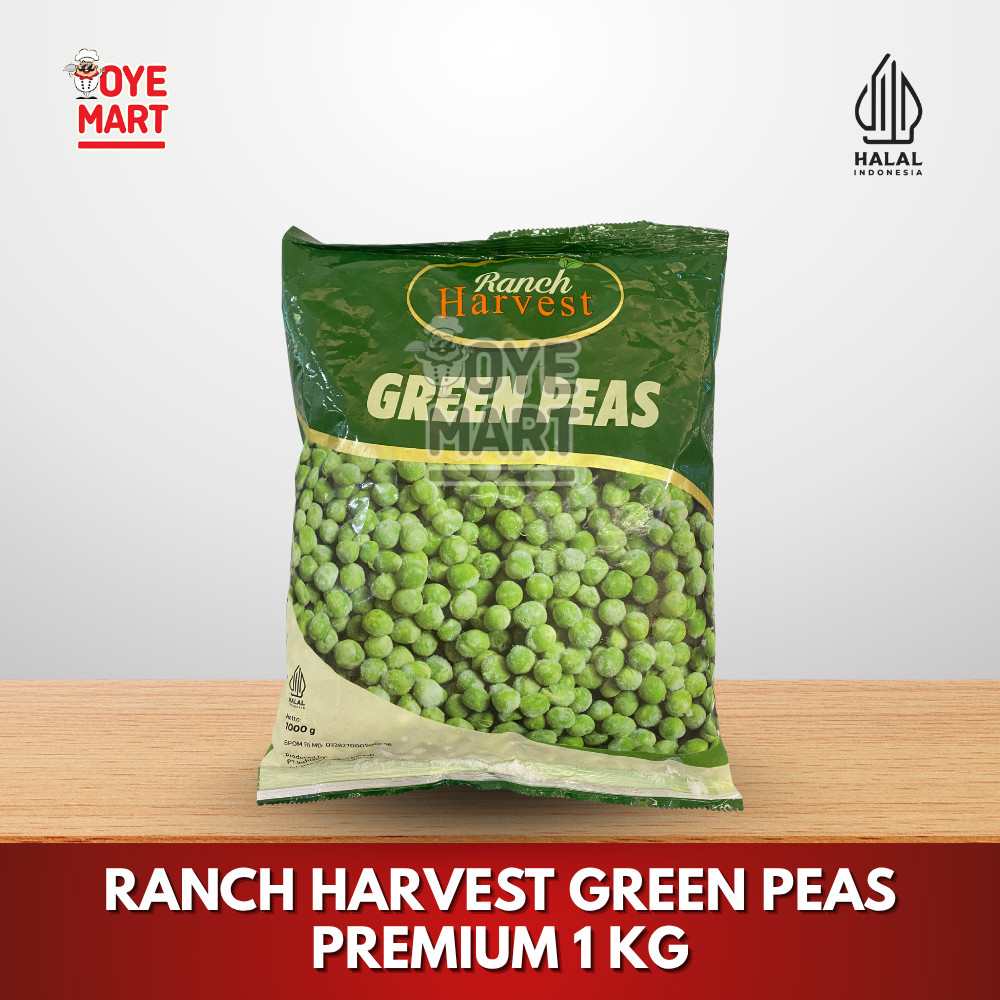 

RANCH HARVEST GREEN PEAS PREMIUM 1 KG / KACANG POLONG