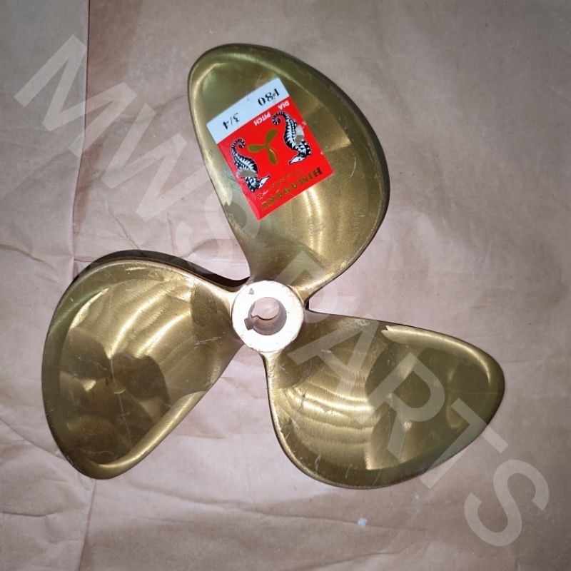 Terlaris KIPAS PERAHU | BALING BALING KAPAL | PROPELLER | LH[PUTARAN KIRI] | HIMASAKU [KUNINGAN] | 1