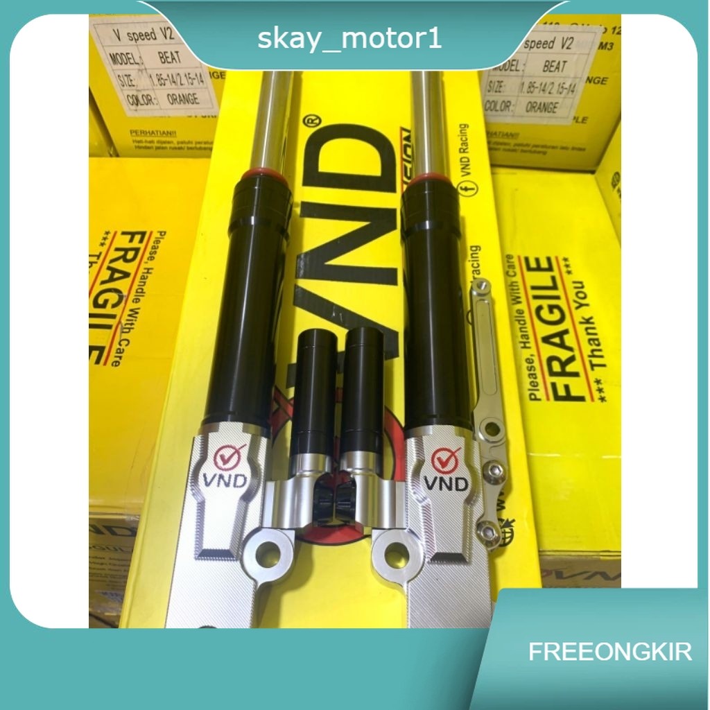 SUSPENSION SHOCK DEPAN VND VARIO 125 150 BEAT FI SCOOPY FI GENIO SPACY