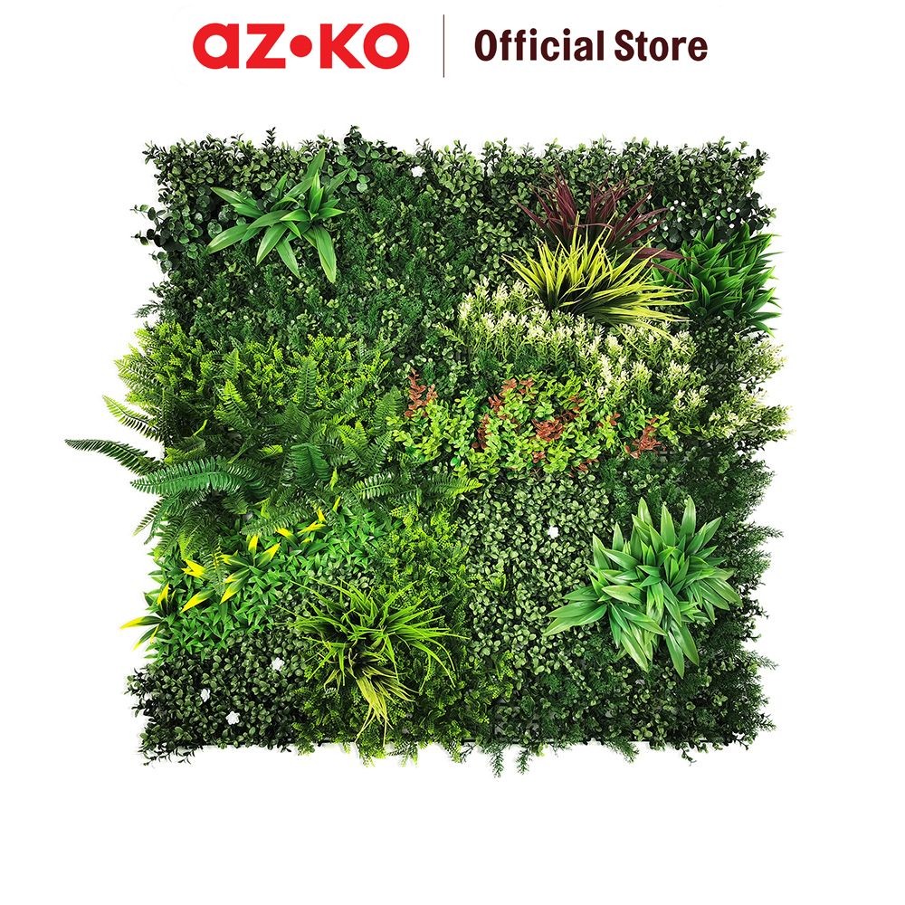 AZKO Forhom 100X100 cm Rumput Artifisial Dinding Color Meadow Tumbuhan Buatan Artificial Wall Grass 