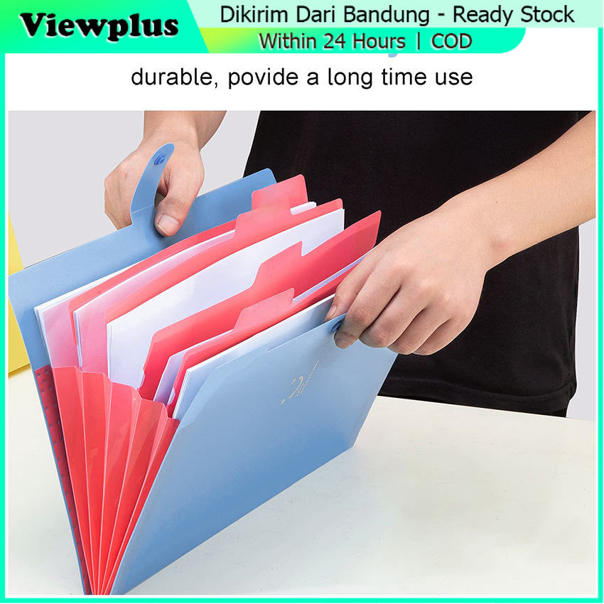 Expanding File Map Acordion A4 / Map Folder A4/map Keeper Pocket Lucu / Map Plastik Dokumen A4 Harmo