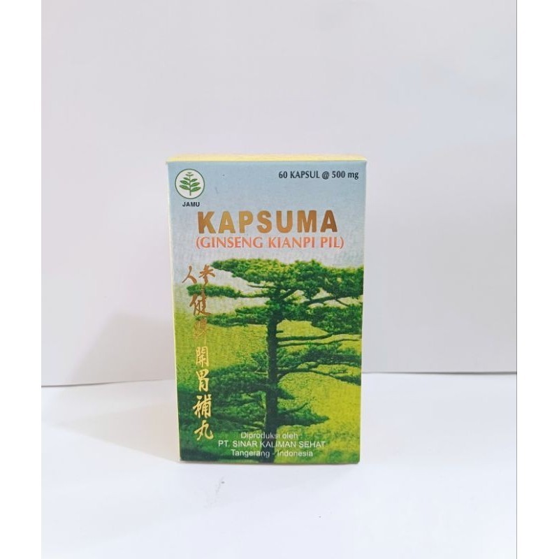 

syakilashop Kapsuma (Ginseng Kianpi Pil) 60 Kapsul happy shopping guyss!!!