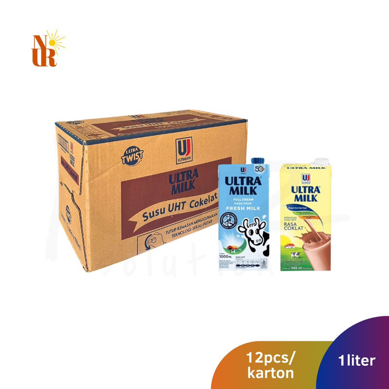 

Ultra Milk Susu UHT 1 Liter x 12pcs [Karton]