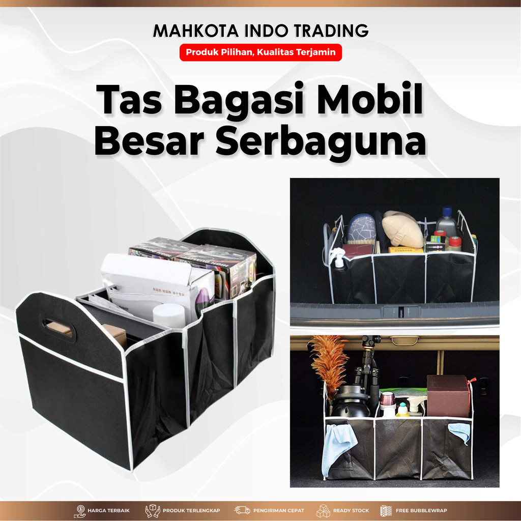 TAS BAGASI MOBIL / TAS PENYIMPANAN BARANG MOBIL / TAS MULTIFUNGSI