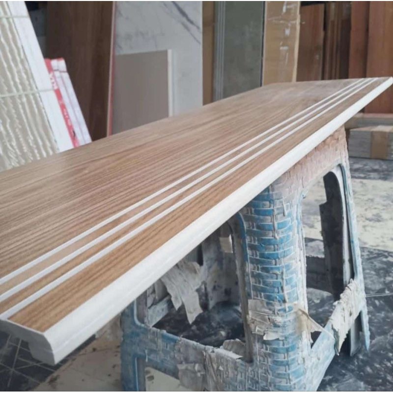 granit keramik anak tangga stepsnosing 30×90 30×100 dabel bevel custom list plint List plint keramik