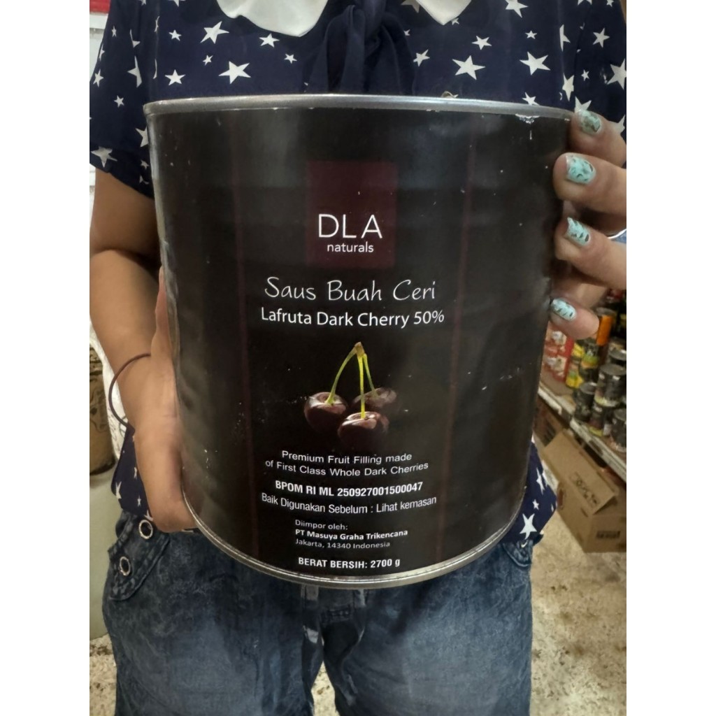 

Dark Cherry Fruit Fillings DLA / Selai Filling Ceri Hitam DLA - 2.7 Kg