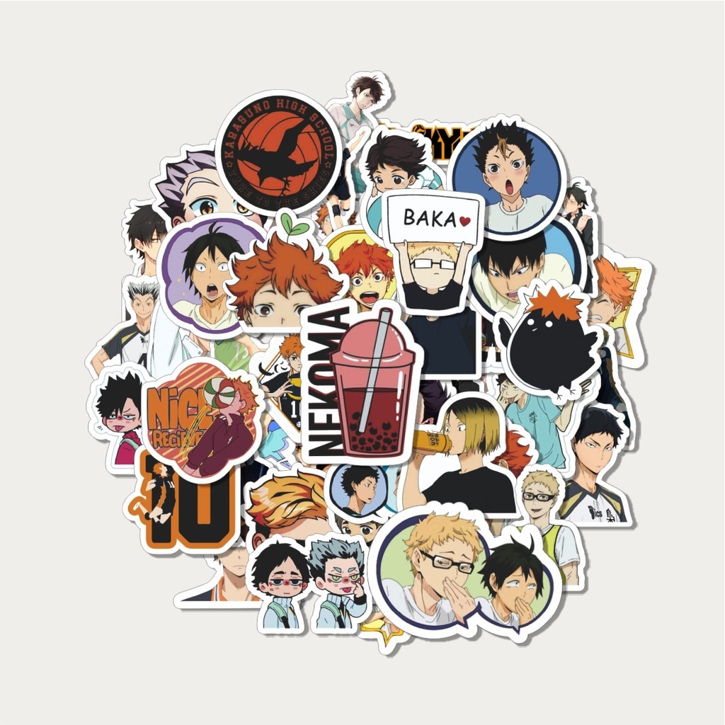 

Sticker Pack Stiker Anime Haikyuu | Sticker TUMBLR | Stiker LAPTOP KOPER HELM