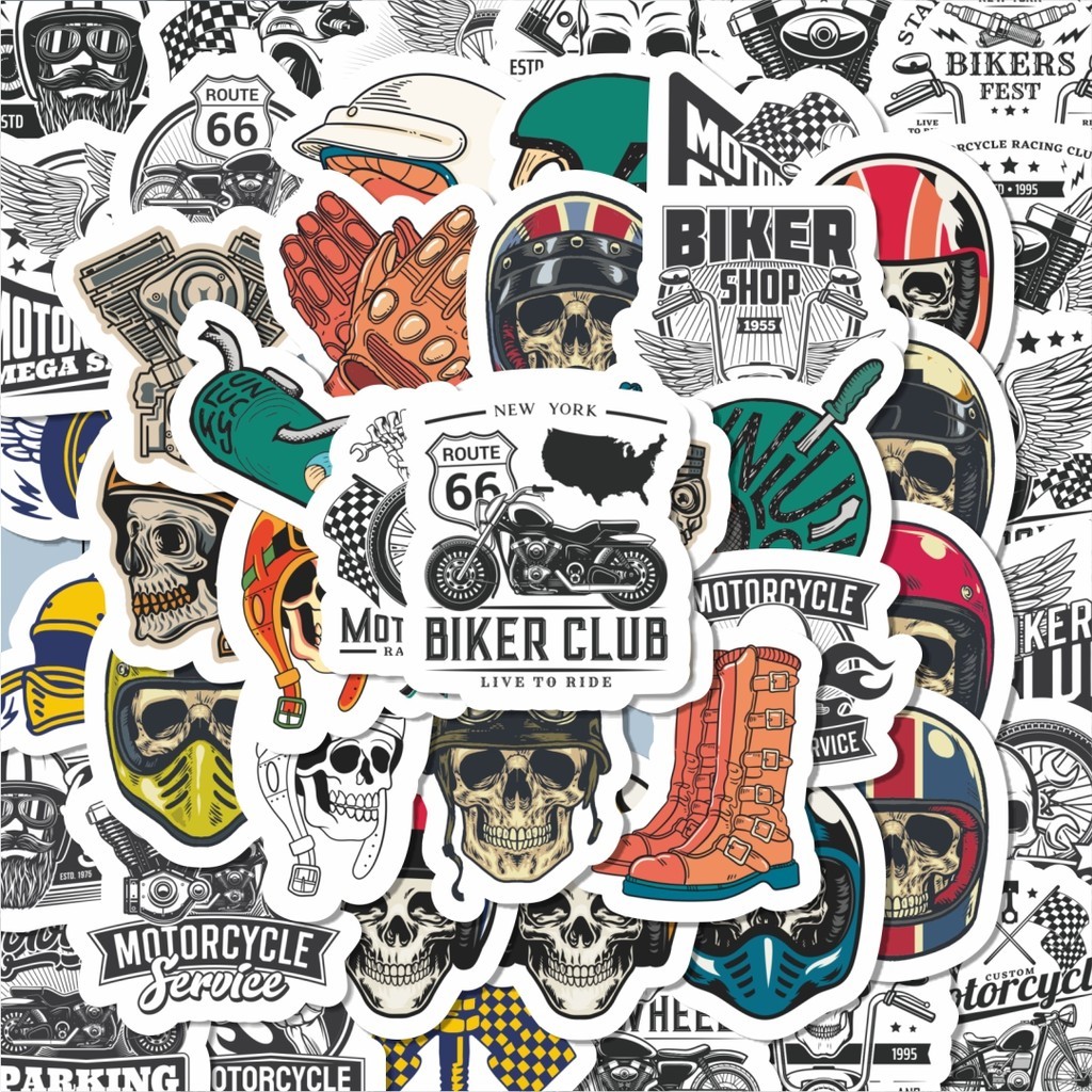 

100PCS Lucu Stiker Retro Graffiti Stiker Aesthetic Stiker Anti Air Stikers Berperekat Waterproof sticker decal buat Motor Helm Buku Journal Koper Casing HP Laptop Botol Minum Hadiah anak