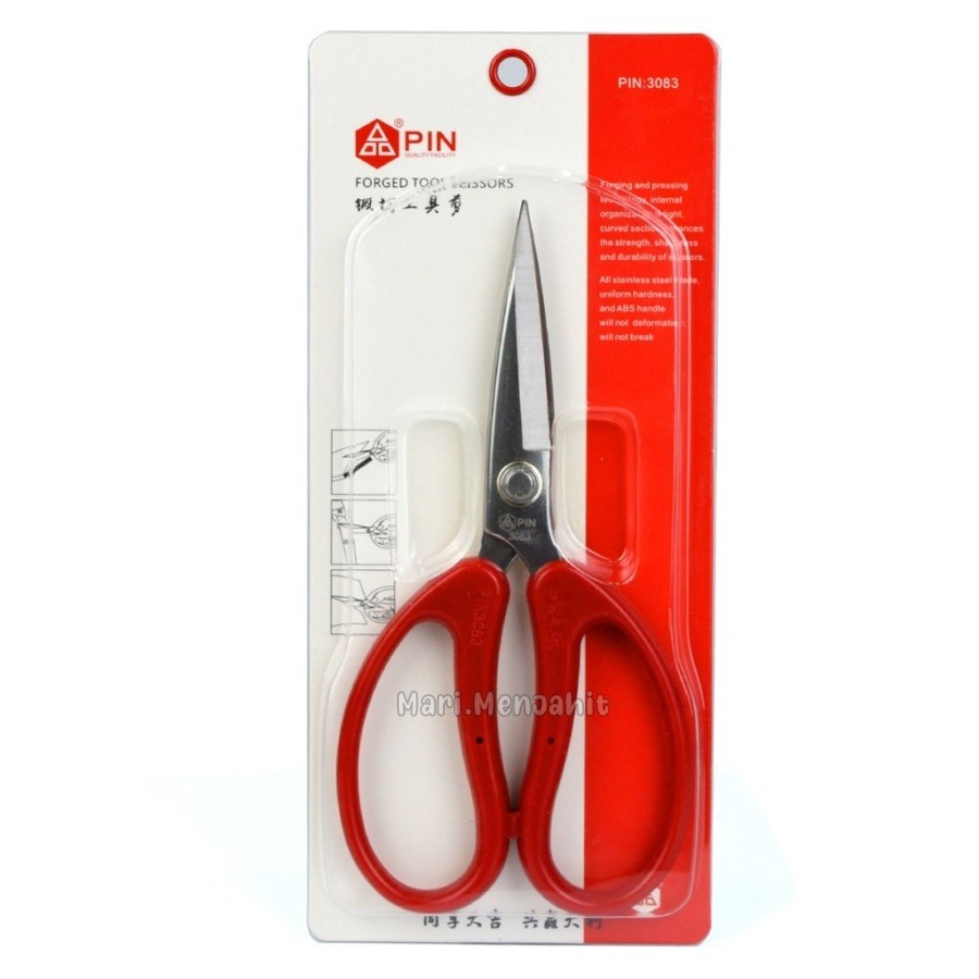 

Gunting Potong Bahan PIN 3083 Tailor Scissors 8inch Merek WILMER