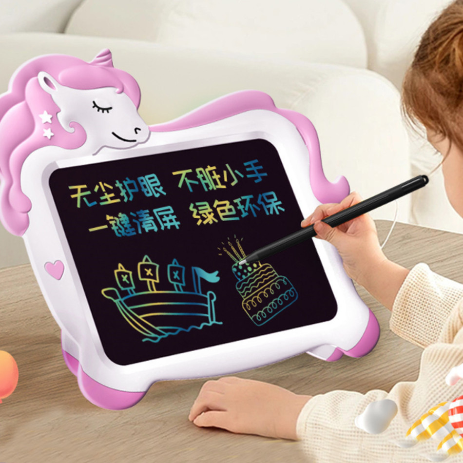 

10Inch Unicorn Electronic Drawing Board LCD Screen Writing Tablet Digital Graphic Handwriting Pad Writing Toys for Kids L16
