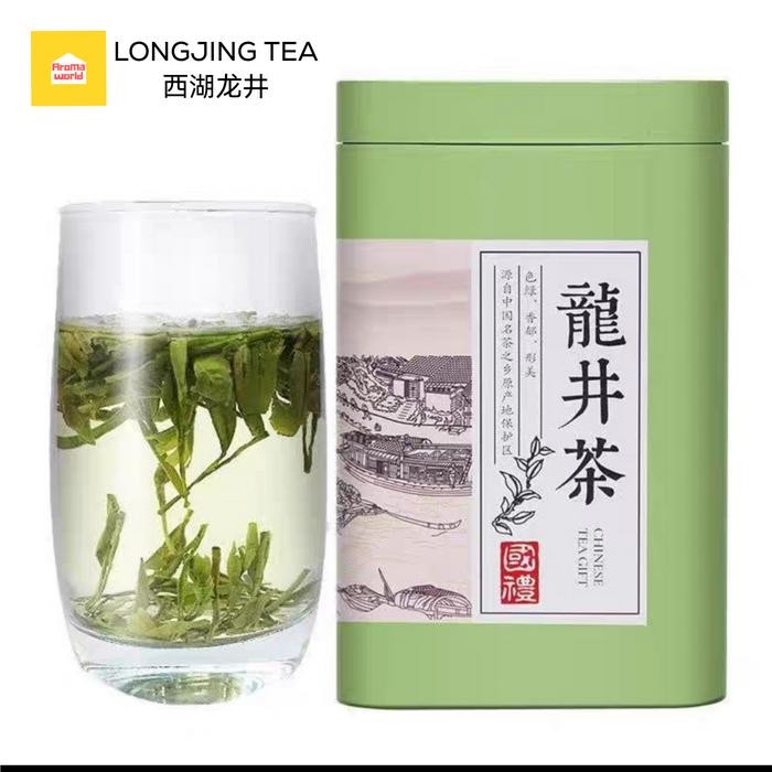 

Teh Hijau Cina West Lake Longjing (Xihu Longjing) 125g - Can 125gram