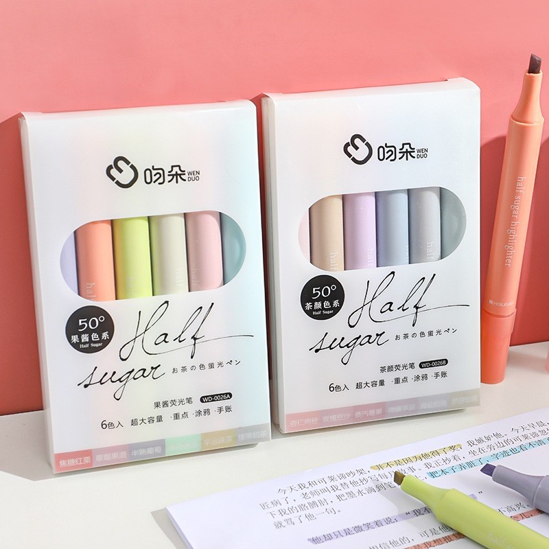 

Bellini - Spidol warna / spidol kepala miring perlengkapan kantor dan sekolah motif polos