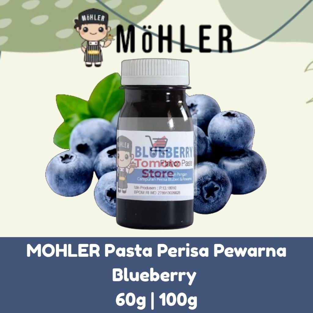 

✨ TOMOTOSTORE ✨ MOHLER Pasta Perisa Pewarna Blueberry