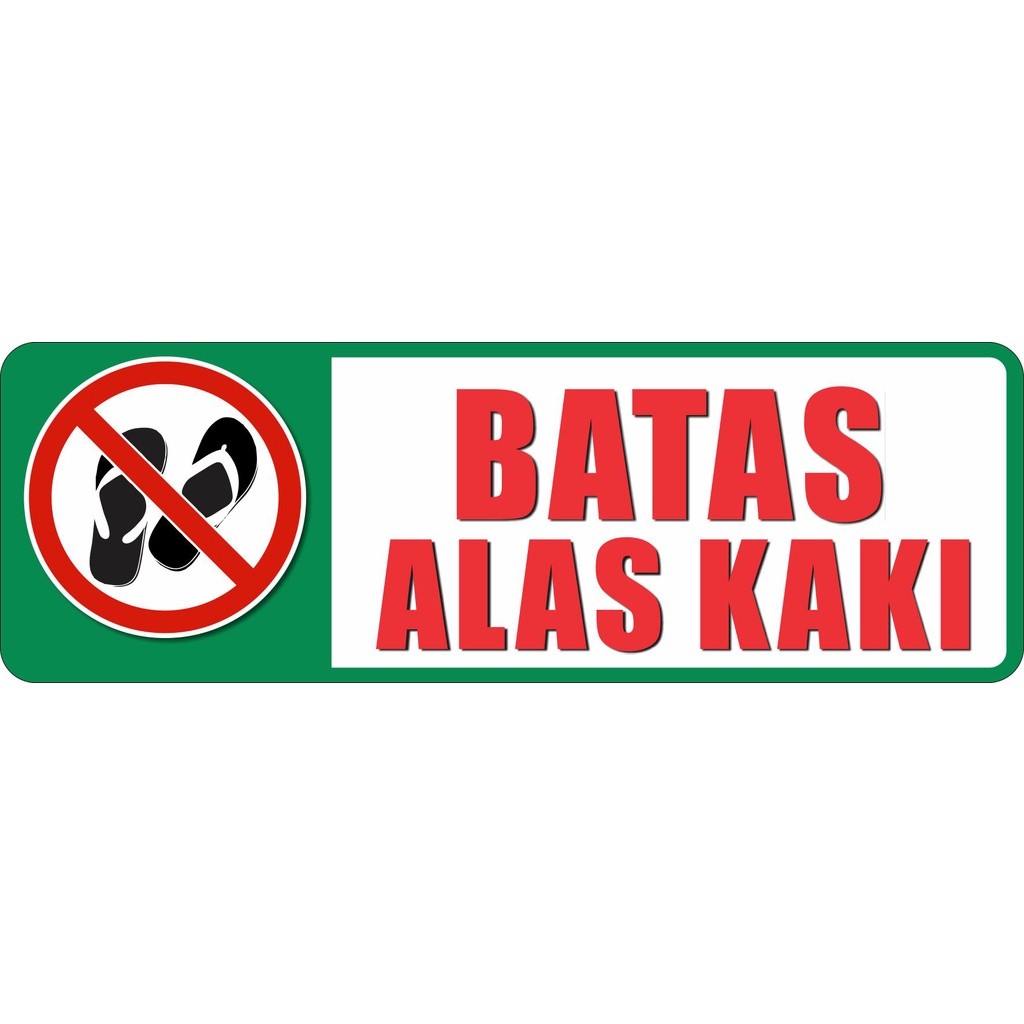 

Stiker Batas Alas Kaki untuk Masjid / Musholla