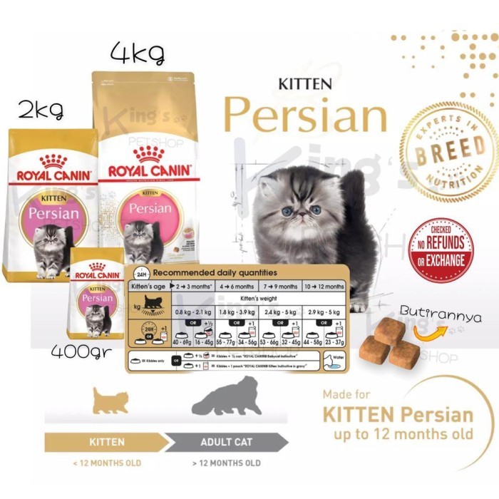 

Royal Canin / Makanan Hewan / Makan Kucing / Dry Food for Cat / Kitten Persian 10kg