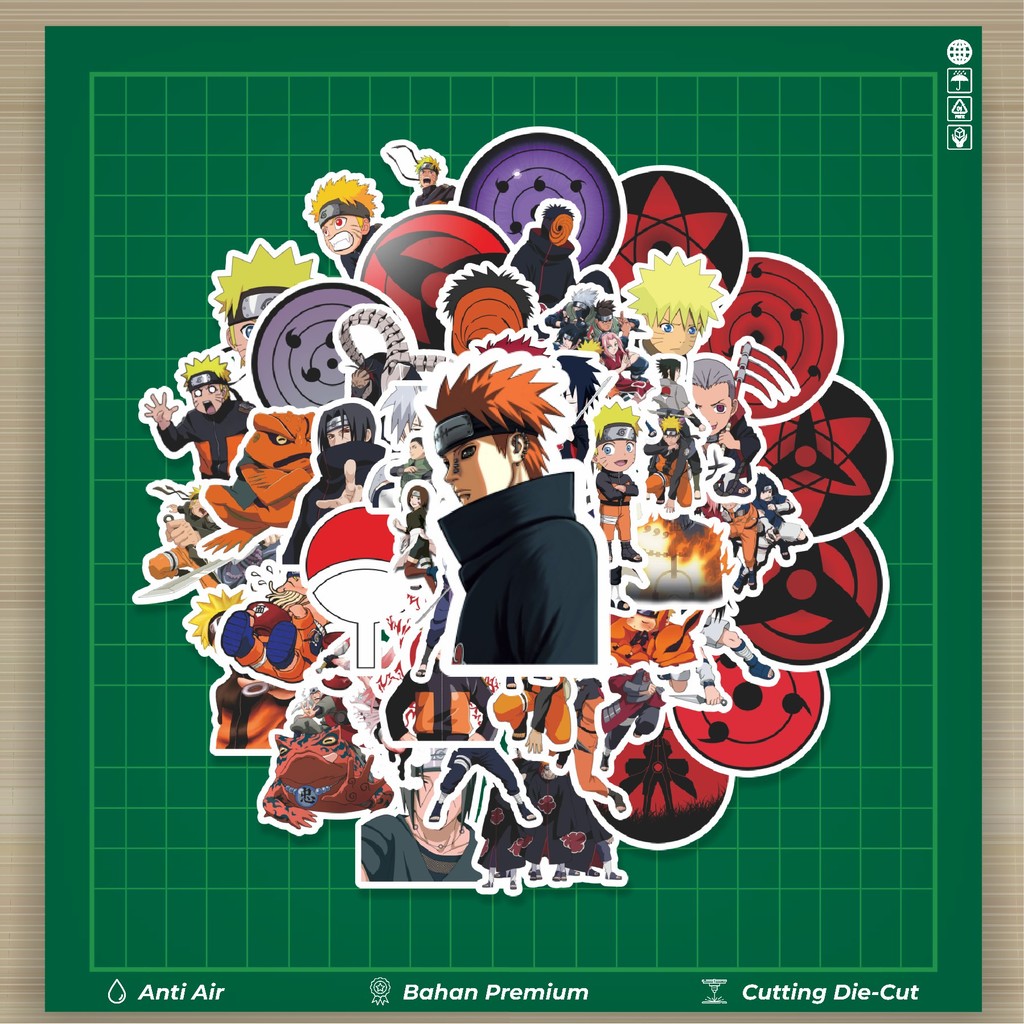 

HOT 50 PCS STIKER Stiker Anime Naruto Stiker Fashion Cars Decal Dingin Kartu Album Custom Vinyl Anti Air- Sticker Aesthetic Buku Journal Koper Casing HP Tablet Laptop Helm Motor Botol Minum