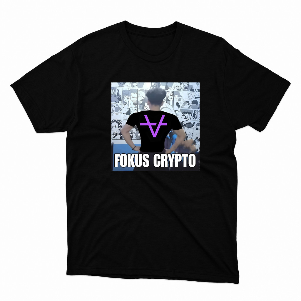 SUNOPY - Kaos Meme Wielino - Wielino Fokus Crypto - Unisex - Cotton Combed 24s - Kaos DTF