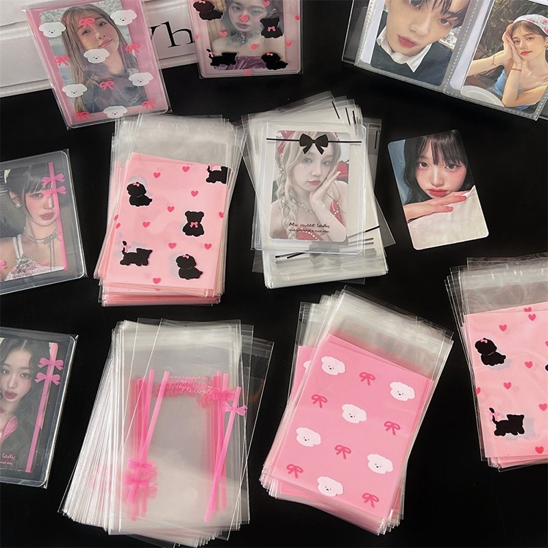 

10/50pcs Kpop Photocard Holder Idol Card Collect Book Photo Paper Jam Blank Paper Idol Card Protector Kpop Photocard Sleeve