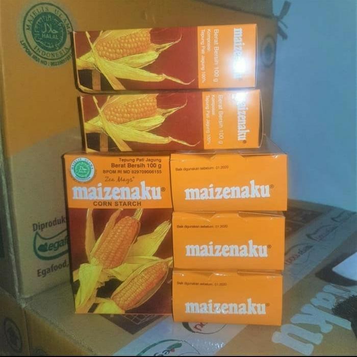

[PROMO EXP TERBARU] Tepung Jagung MAIZENAKU 100 gram Corn Starch maizena pati jagung 100gr - Kardus Bergaransi Terlaris