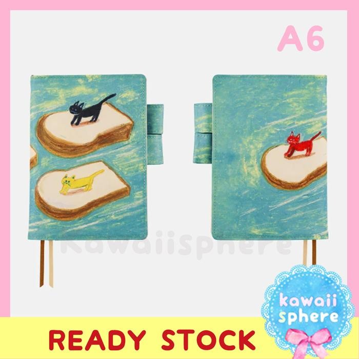 

READY Hobonichi A6 Cover (Only) | Keiko Shibata Bread Floating | Hobonichi Cover Limited