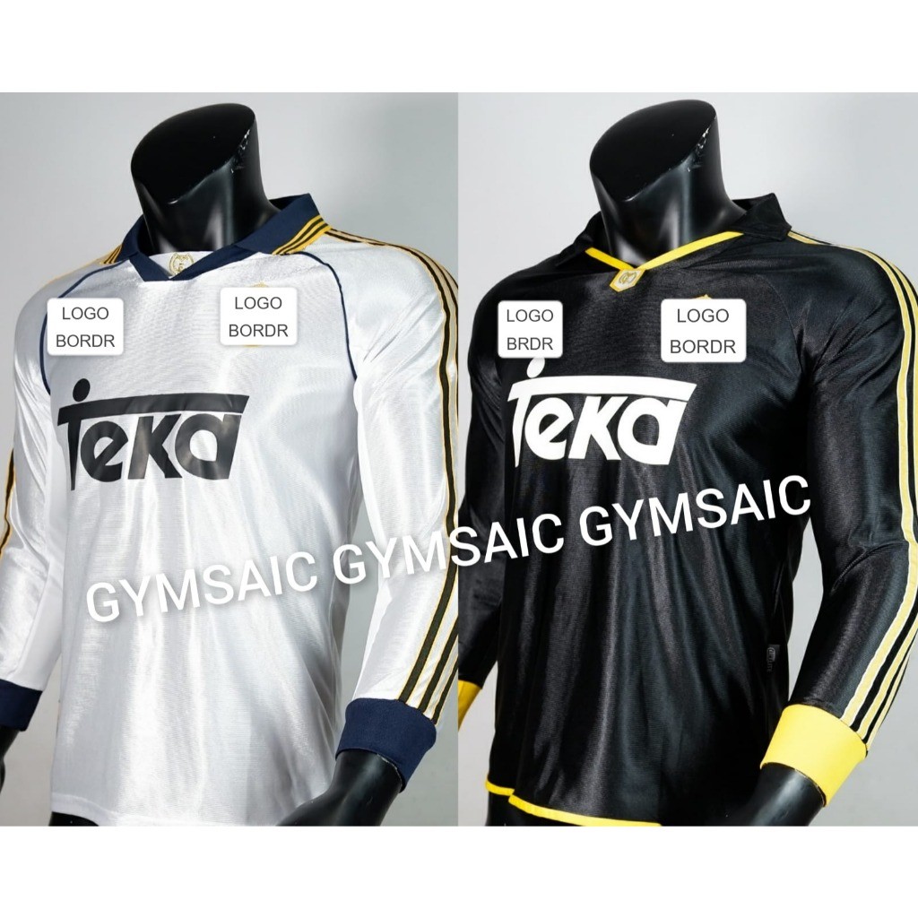 ESPECIALLS LONGSLEEVE JERSEY RETRO MADRID HOME AWAY 1998 1999