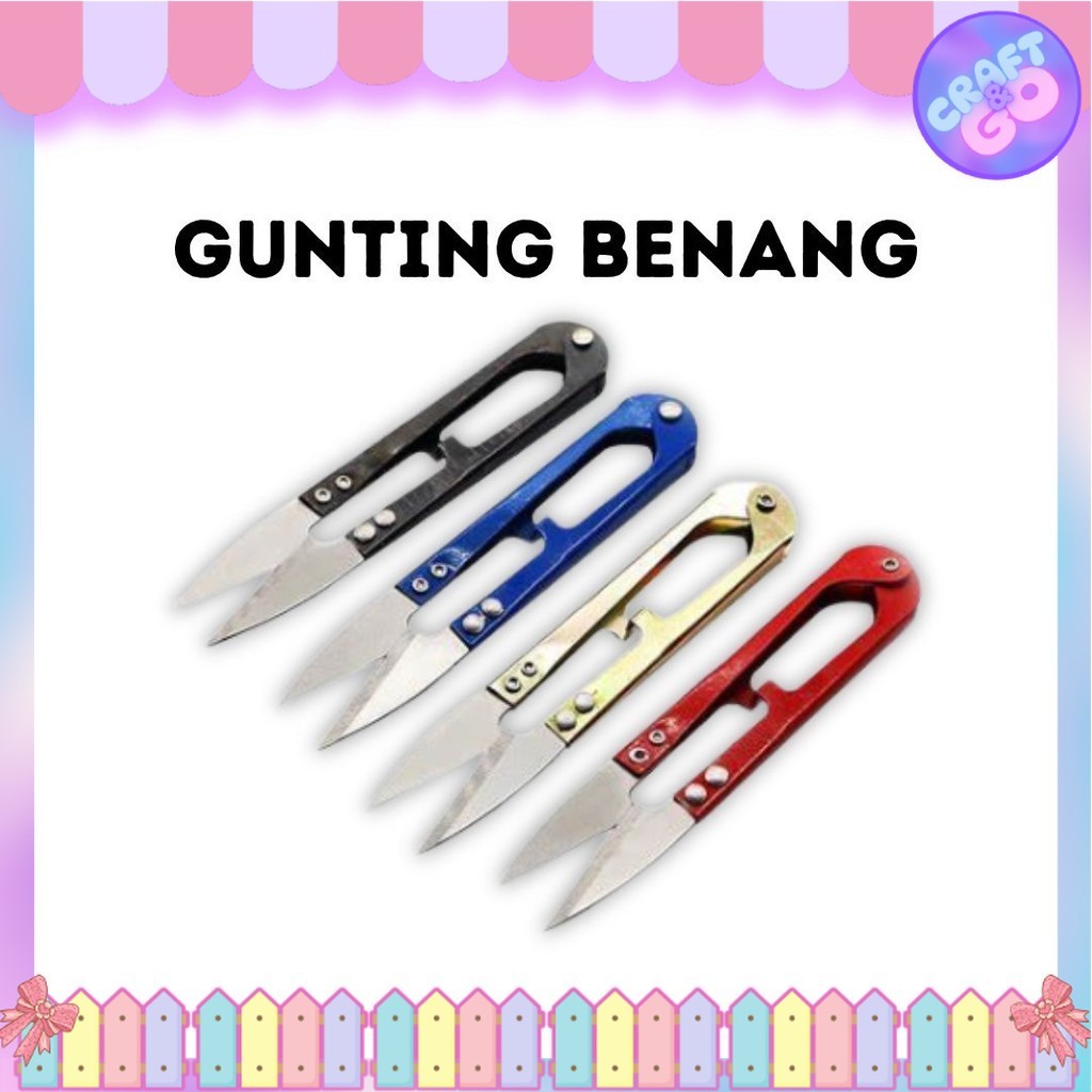 

Gunting Cekris Buang Benang Kangyong Warna Warni