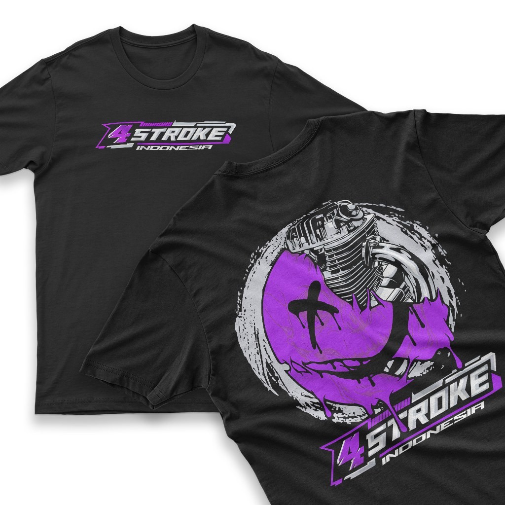 Kaos 4 Stroke Indonesia Baju 4 Stroke Tshirt 4 Stroke Indonesia