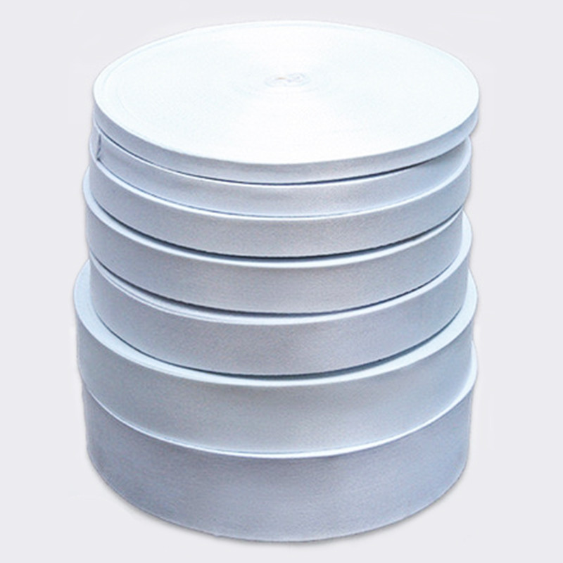 

DHK White Lanyard Ribbon Double Faced Polyester For Heat Transfer DIY Craft Decoration S2460