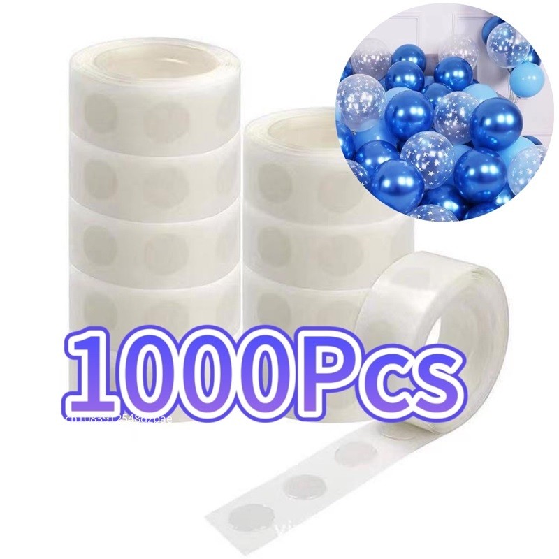 

100/500/1000pcs Double-sided Adhesive Dots Transparent Removable Balloon Adhesive Tape Glue For Wedding Birthday Party Decor