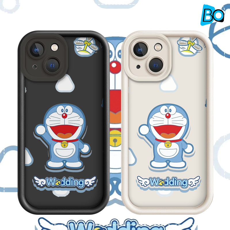 Casing ponsel bermotif kartun Doraemon 2 untuk Redmi 10C 12 12C 13 13C A1 A3Redmi Note 10 4G 10 Pro 