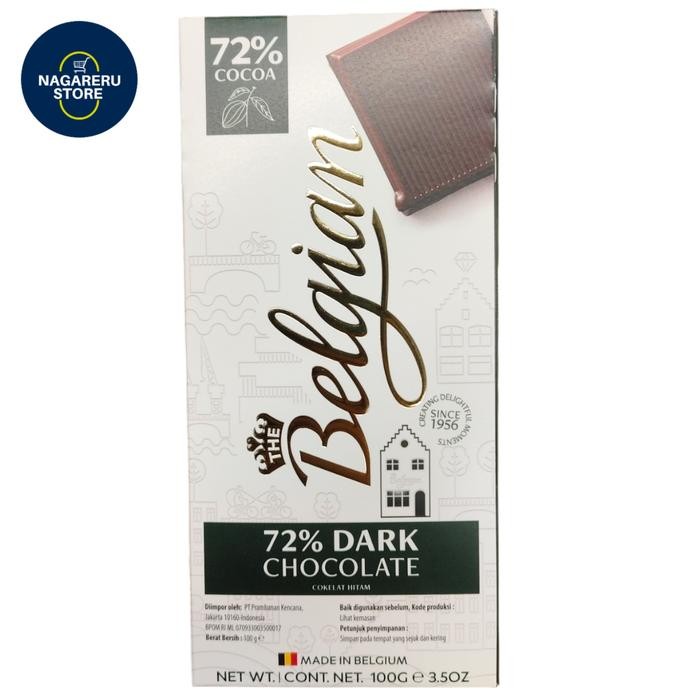 

Belgian 72% dark chocolate 100gr