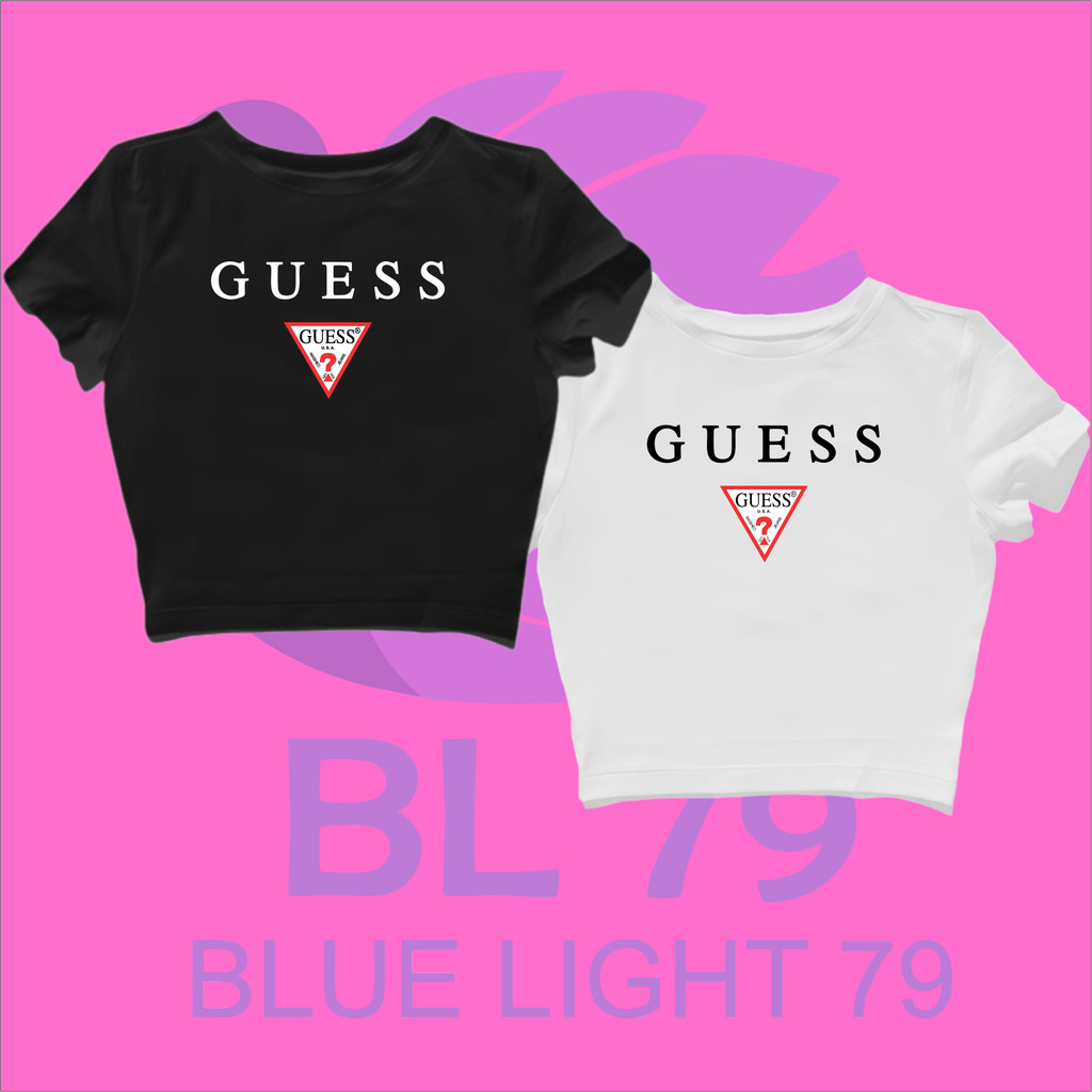CROP TOP BRAND (GUESS)| BABY TEE BRAND INTERNATIONAL | CROP TEE GUES | GRUNGE | CROPTOP | CROP TEE S