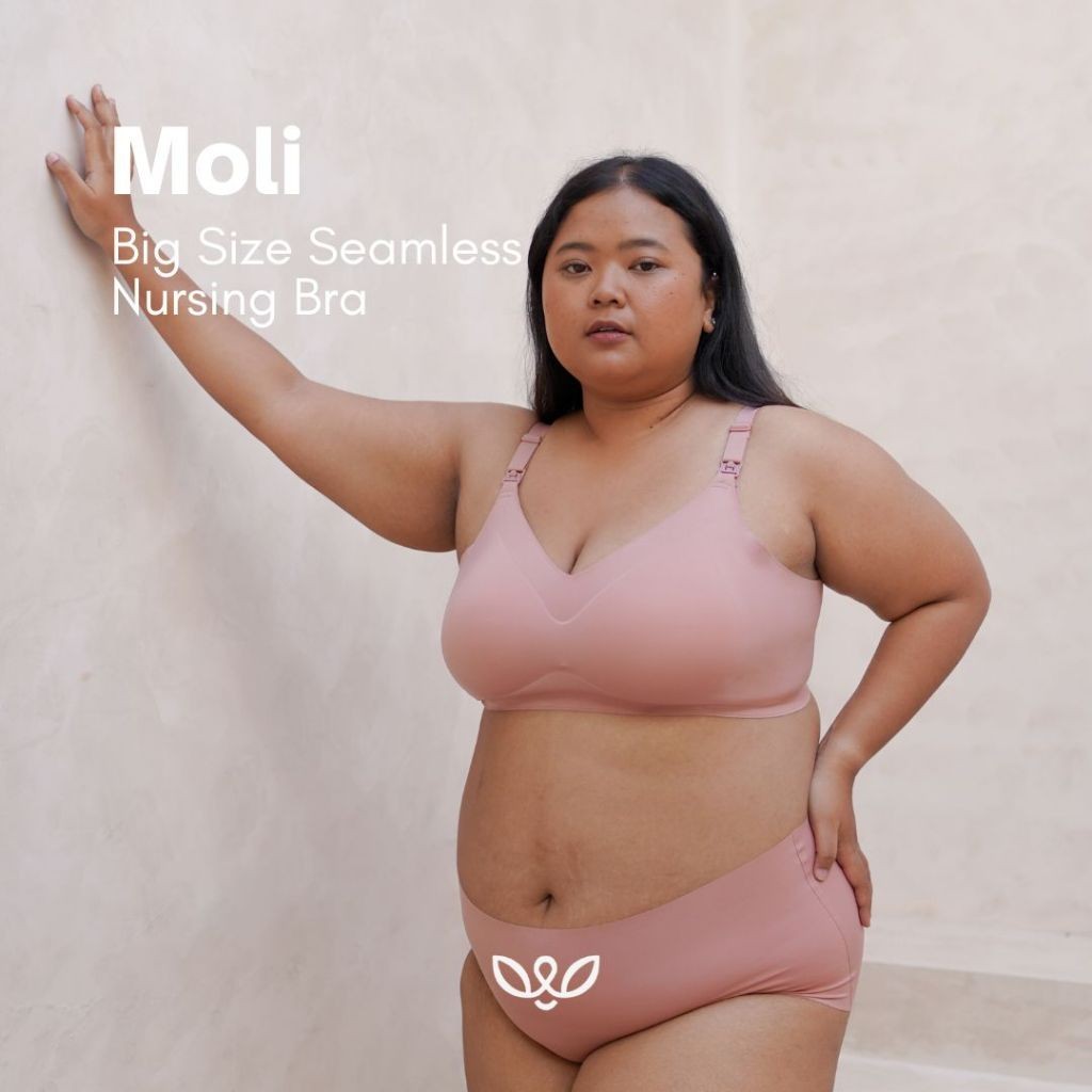 MOLI BIG SIZE SEAMLESS NURSING BRA/ BH MENYUSUI BIG SIZE/ BRA MENYUSUI / SEAMLESS NURSING BRA