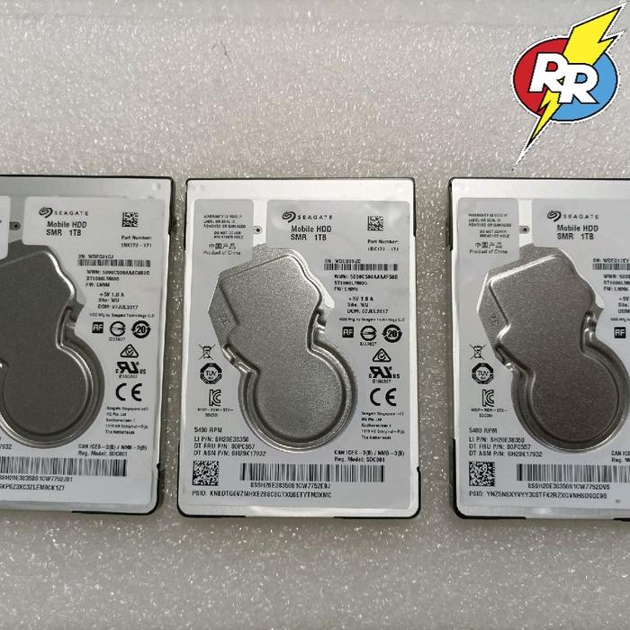 Hdd Hardisk laptop 1 TB Merk Seagate Mobile HDD SMR 1 TB Slim mantap