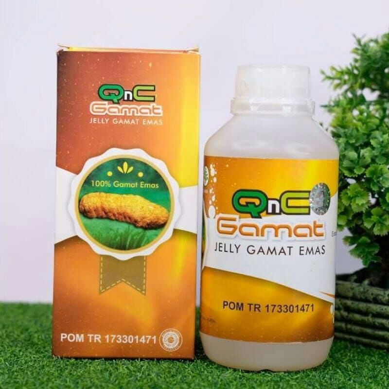 ORIGINAL | QNC Gamat Emas || Gamat Emas Qnc || Teripang Laut || Jelly Gamat Qnc | Herbal Waz
