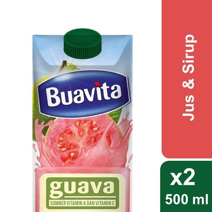 

Buavita Minuman Sari Buah Guava 500 ml x2