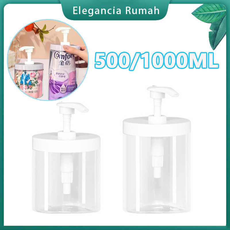 500/1000 Ml Botol Pump Bening Botol/Botol Sabun/Botol Pump Handsoap/ Tempat Sabun Cair Aesthetic Tem