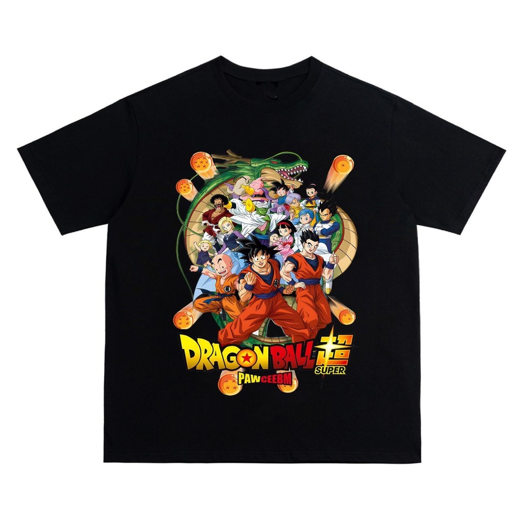 DRAGON BALL Z ( COD) Kaos Pria/Wanita Cotton 100% T-shit Kerah Bulat Pasangan lengan pendek
