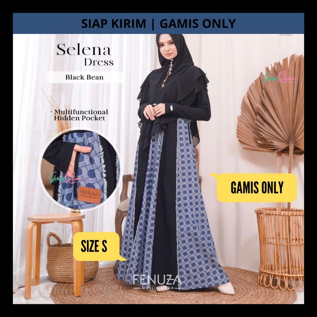 Gamis Fenuza Selena Denim By Fenuza
