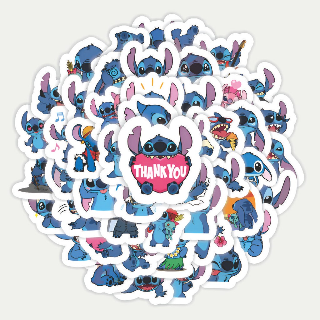 

Sticker Pack Stiker Kartun Disney Stich | Sticker TUMBLR | Stiker LAPTOP KOPER HELM
