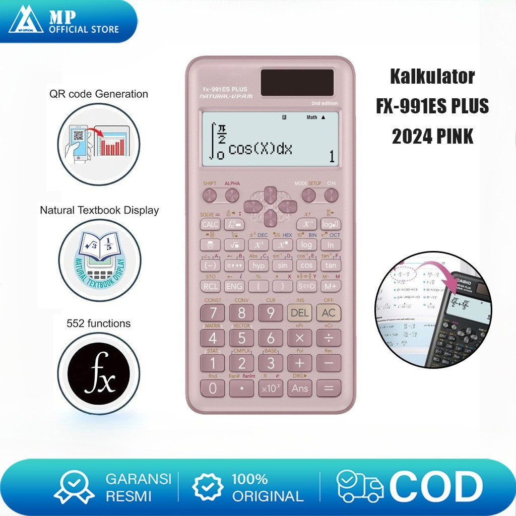 

【COD】Kalkulator Scientific Casio FX 991ID PLUS 2 Ori