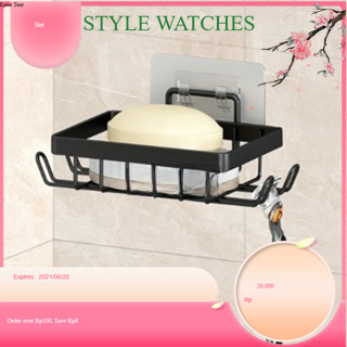 Rak Besi Sabun Kamar Mandi Tempel Dinding Anti Karat /Tempat Sabun Kamar mandi