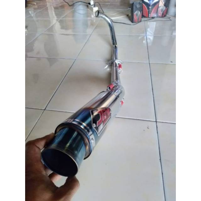 KNALPOT JRM NGEBASS BULAT Knalpot satria FU, Jupiter MX, SONIC, MX-KING merk JRM