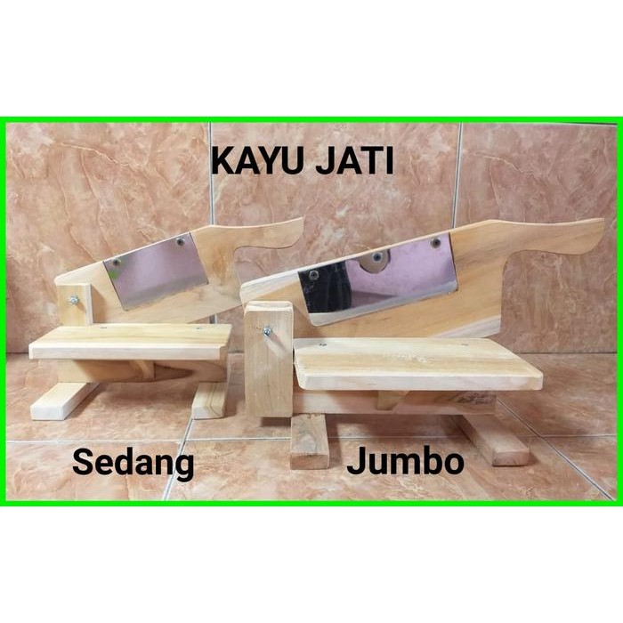 Pemotong Tempe Keripik Praktis - PISAU RATA