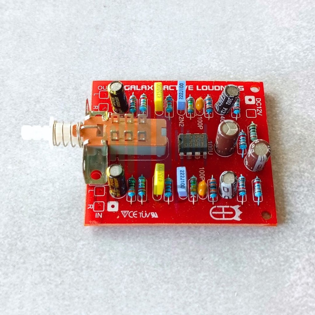 JRC4558 DIY Kit - Rangkaian Galaxy Class A/B untuk Audio Hi-Fi