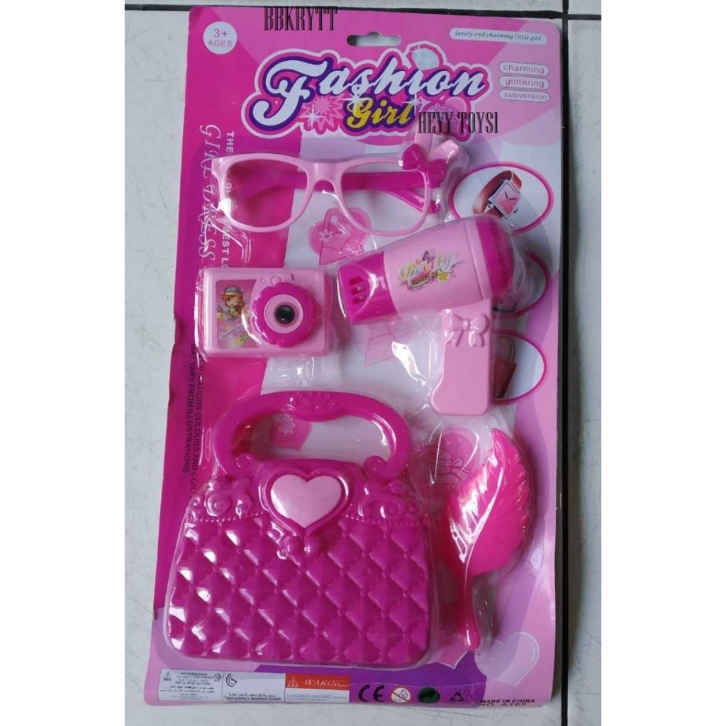 Fashion Girls Set / Mainan set kecantikan anak / MAINAN SALON BEAUTIFUL DECORATION & BEAUTY/MAINAN S