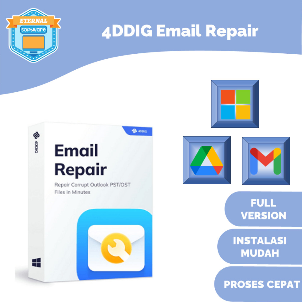 Tenorshare 4DDiG Email Repair Full Version Aplikasi Repair Email Outlook yang Bermasalah dan Corrupt