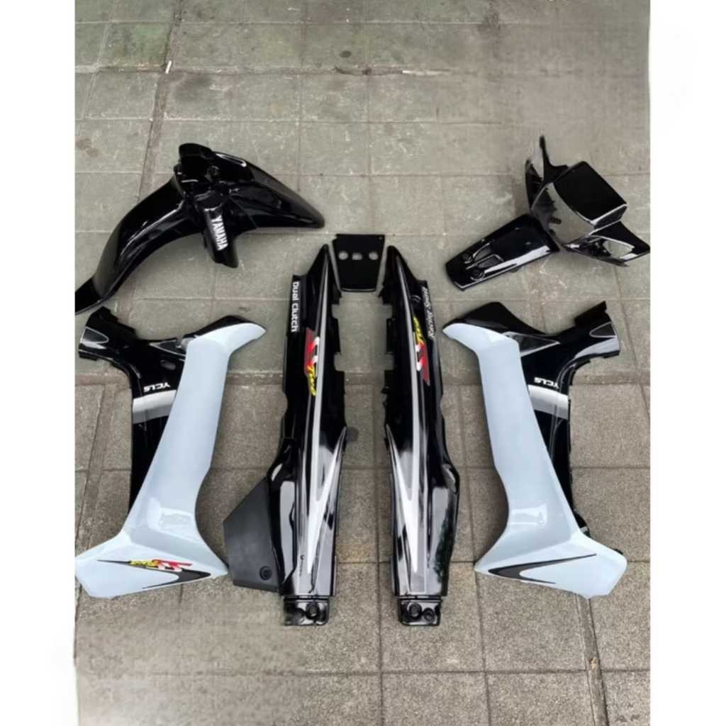 Cover Body Halus Full Set Fizr SS Two Hitam Putih