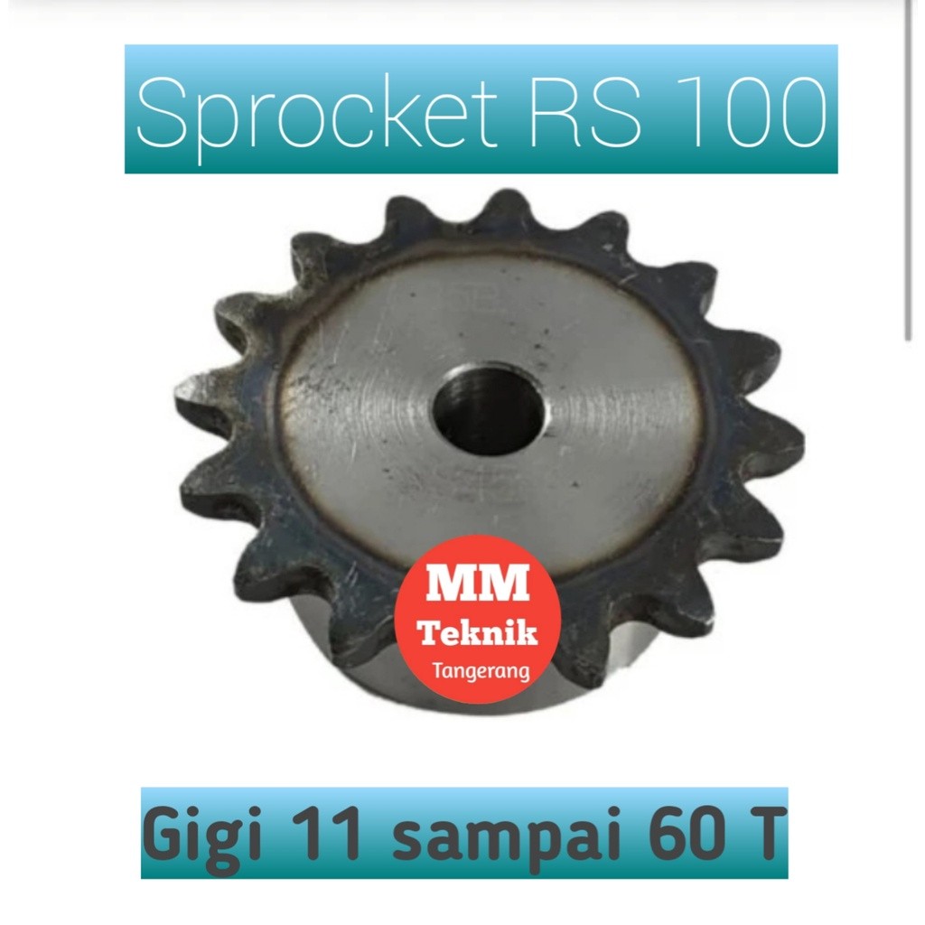 Sprocket RS 100 x 42 T Gear Rantai Single Gir gigi 100 Z 42T 42 T RS100 -1 X 100Z42 100X42T 100-1 ti