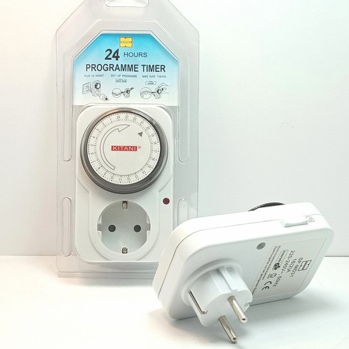 Stop Kontak Timer manual 2 Jam dan 24 Jam Kitani